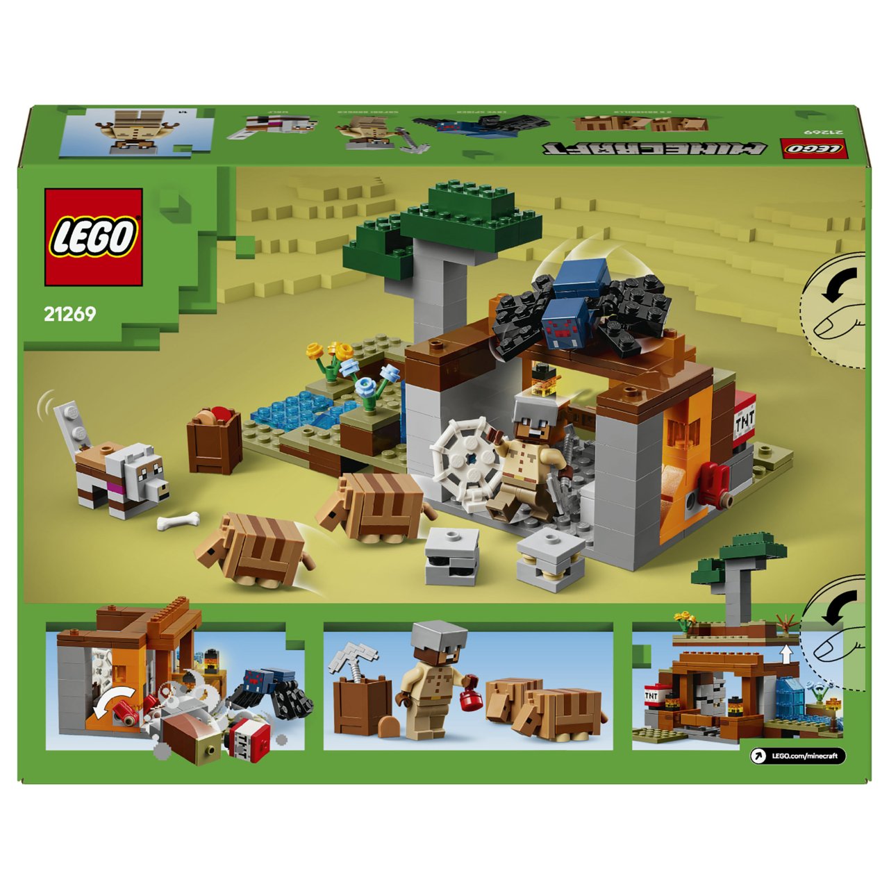 LEGO 21269 Minecraft Die Expedition zur Grteltiermine