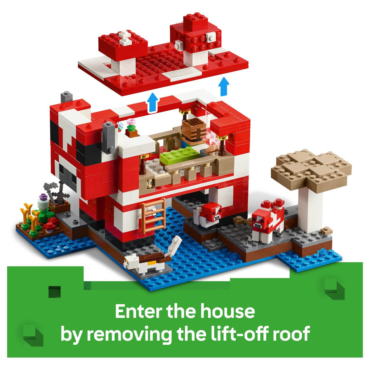 LEGO 21270 Minecraft Das Pilzkuh-Haus