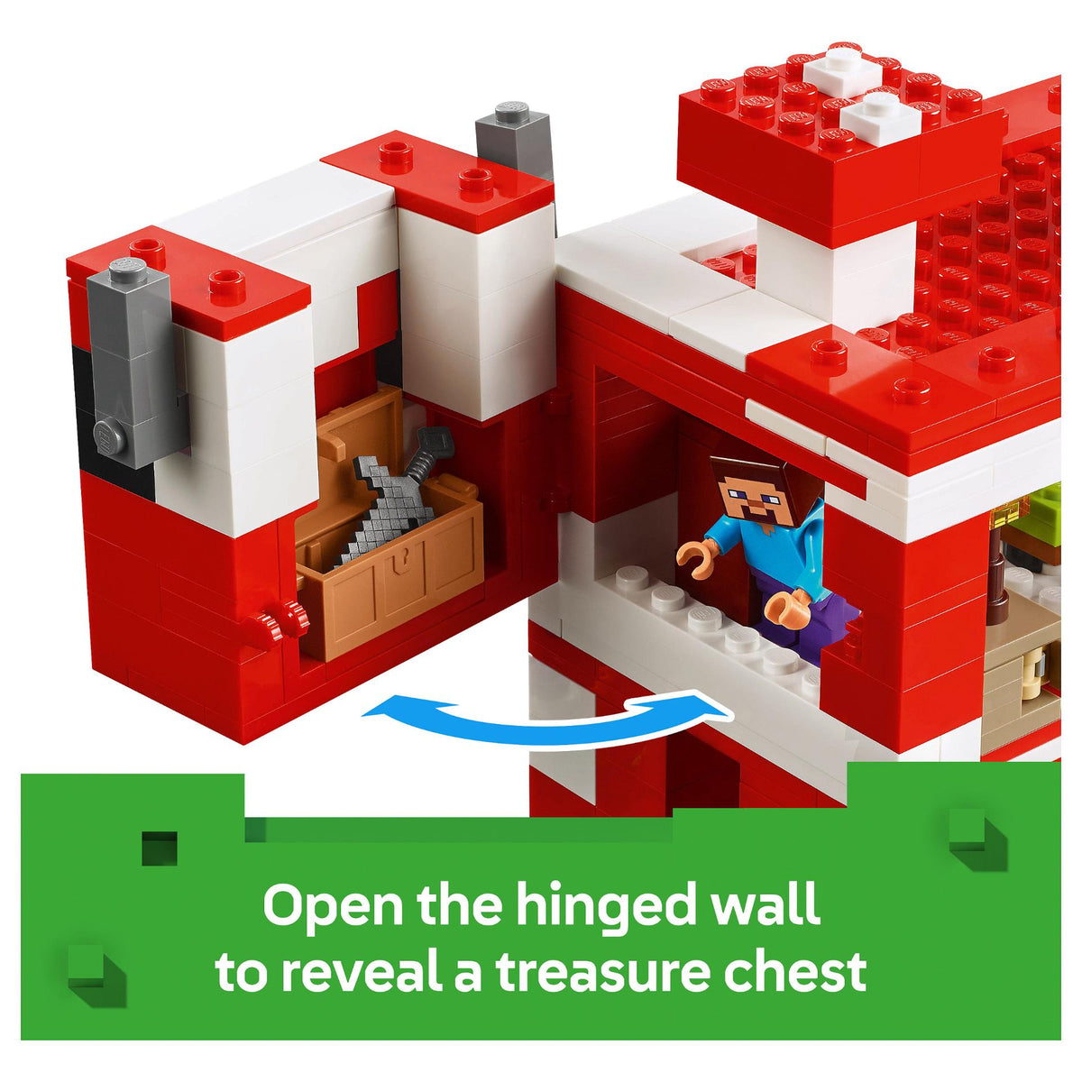 LEGO 21270 Minecraft Das Pilzkuh-Haus