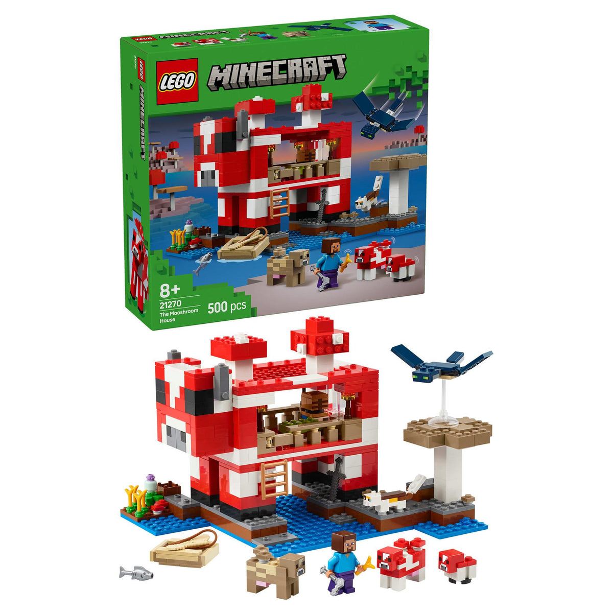 LEGO 21270 Minecraft Das Pilzkuh-Haus