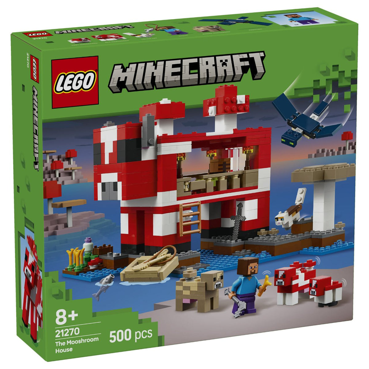 LEGO 21270 Minecraft Das Pilzkuh-Haus