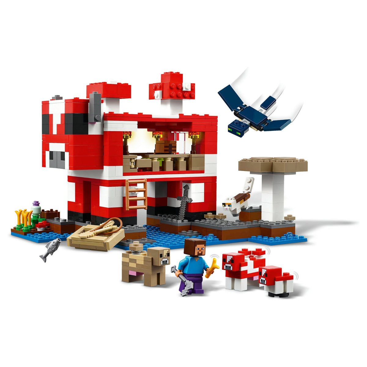 LEGO 21270 Minecraft Das Pilzkuh-Haus
