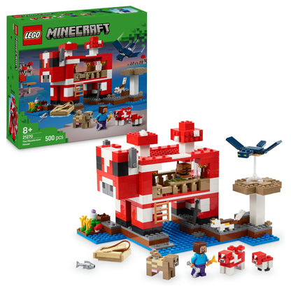 LEGO 21270 Minecraft Das Pilzkuh-Haus