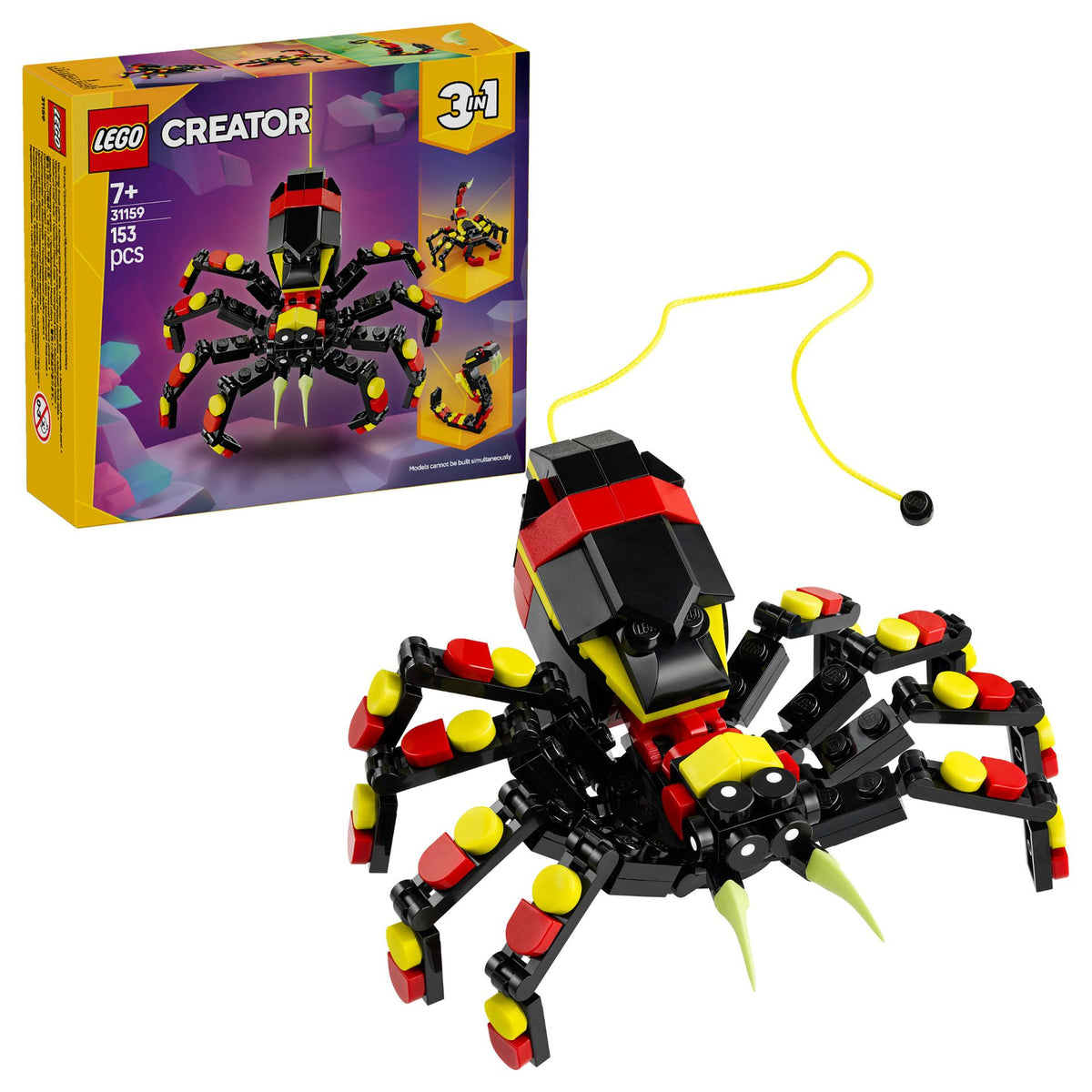 LEGO 31159 Creator 3-in-1 Wilde Tiere: berraschungsspinne