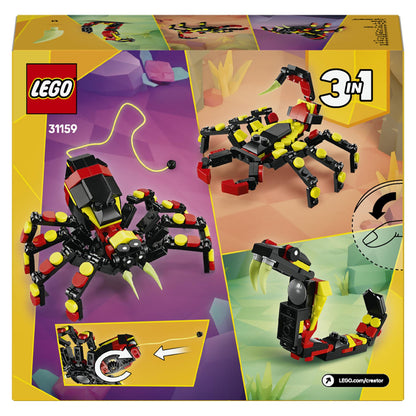 LEGO 31159 Creator 3-in-1 Wilde Tiere: berraschungsspinne