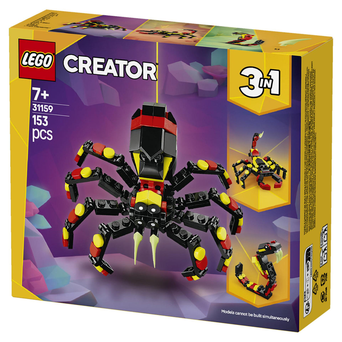 LEGO 31159 Creator 3-in-1 Wilde Tiere: berraschungsspinne