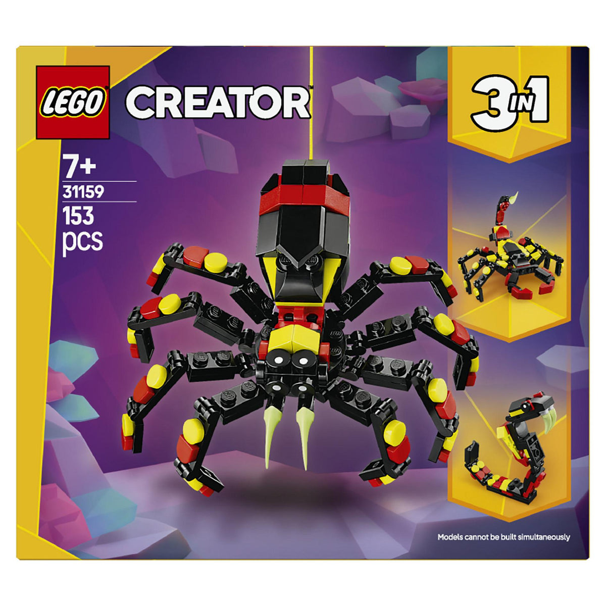 LEGO 31159 Creator 3-in-1 Wilde Tiere: berraschungsspinne