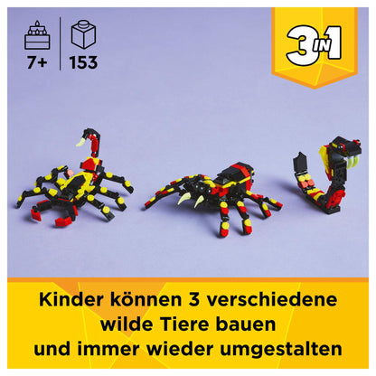 LEGO 31159 Creator 3-in-1 Wilde Tiere: berraschungsspinne