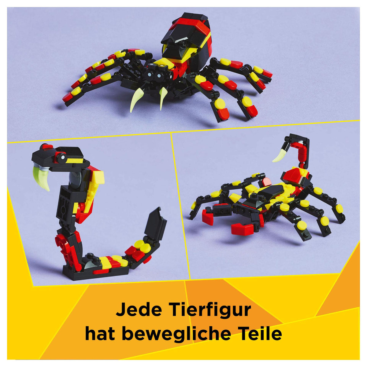 LEGO 31159 Creator 3-in-1 Wilde Tiere: berraschungsspinne