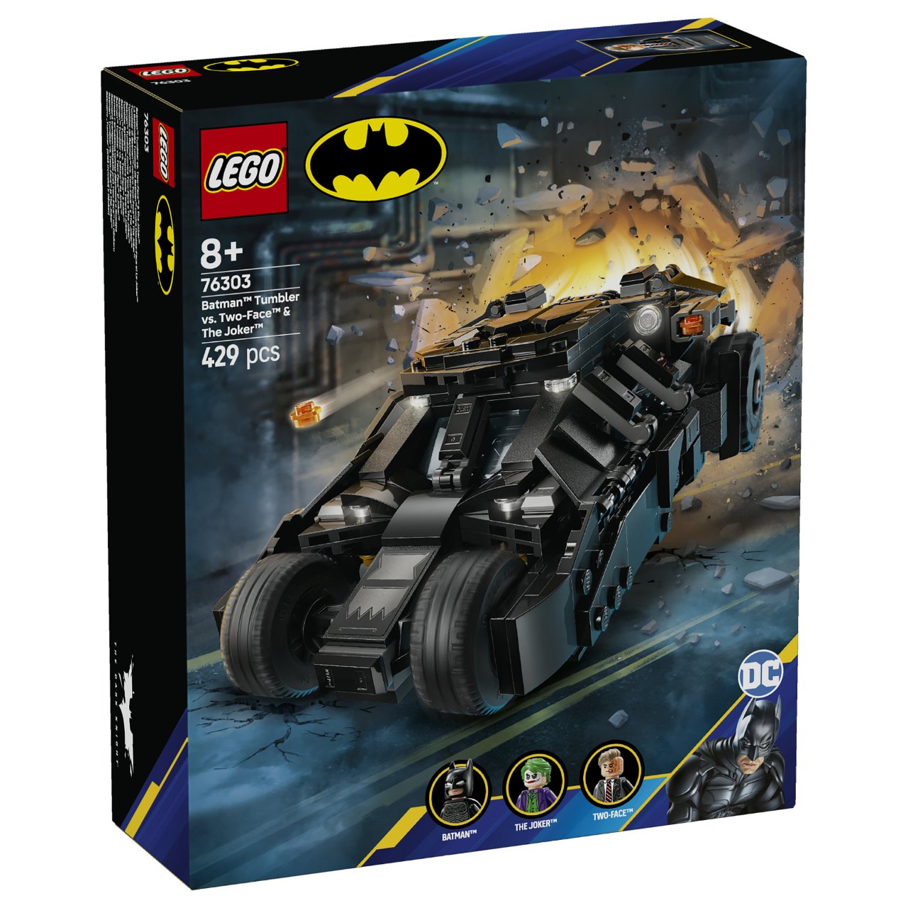 LEGO 76303 DC Super Heroes Batman Tumbler vs. Two Face & The Joker