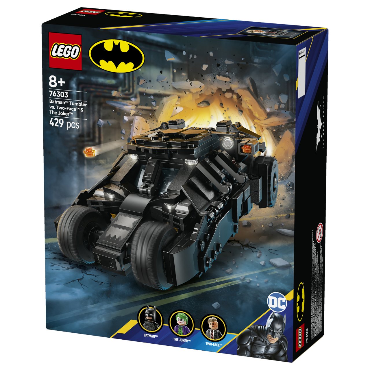 LEGO 76303 DC Super Heroes Batman Tumbler vs. Two Face & The Joker