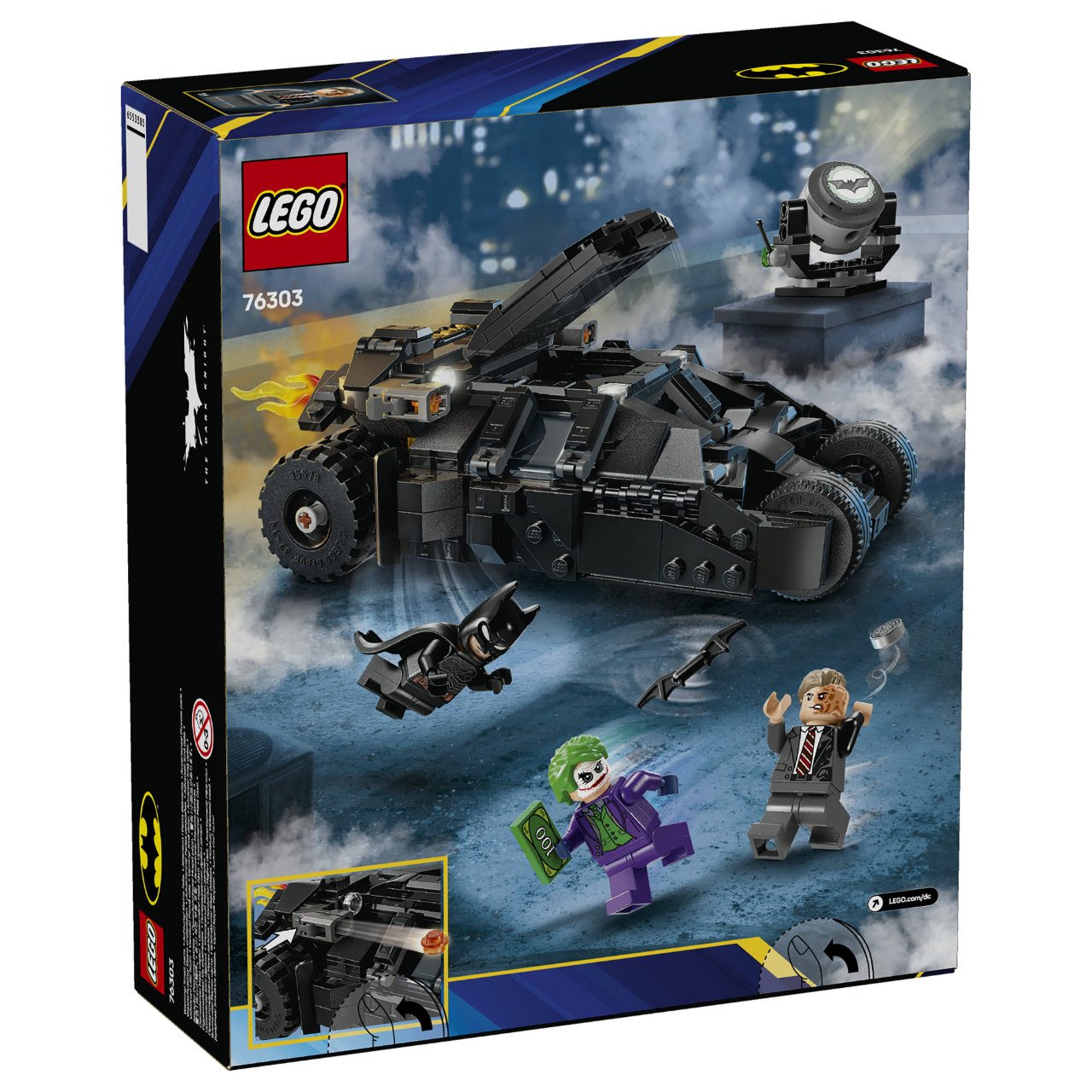 LEGO 76303 DC Super Heroes Batman Tumbler vs. Two Face & The Joker