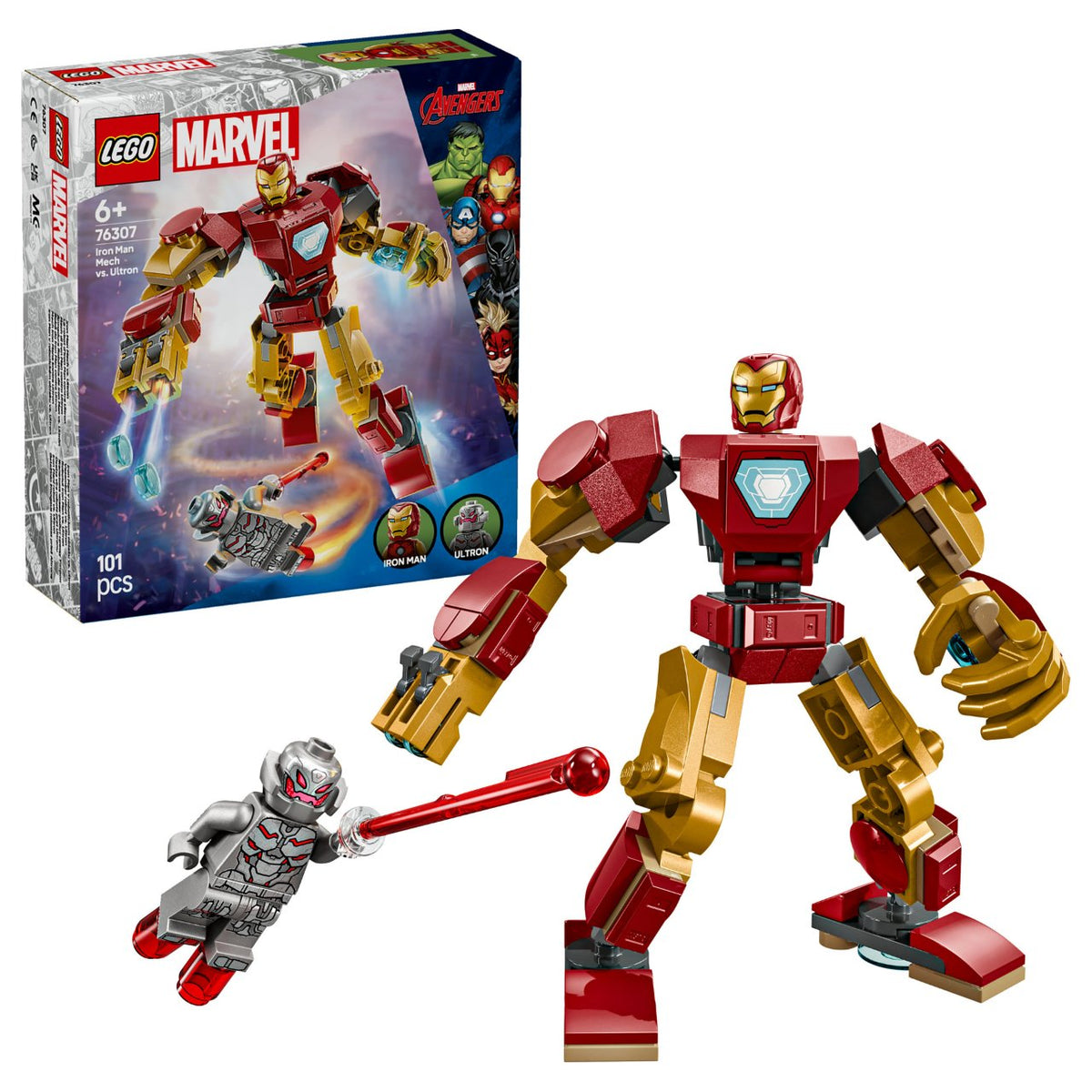 LEGO 76307 Marvel Super Heroes Iron Man Mech vs. Ultron