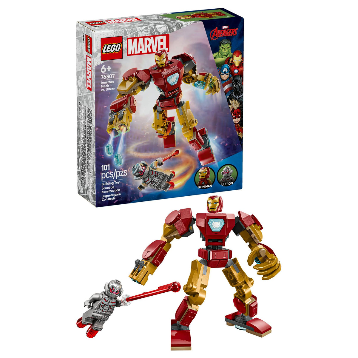 LEGO 76307 Marvel Super Heroes Iron Man Mech vs. Ultron