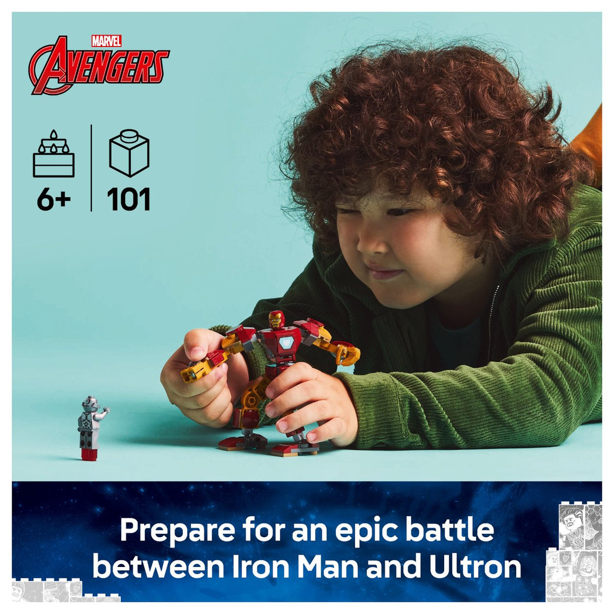 LEGO 76307 Marvel Super Heroes Iron Man Mech vs. Ultron