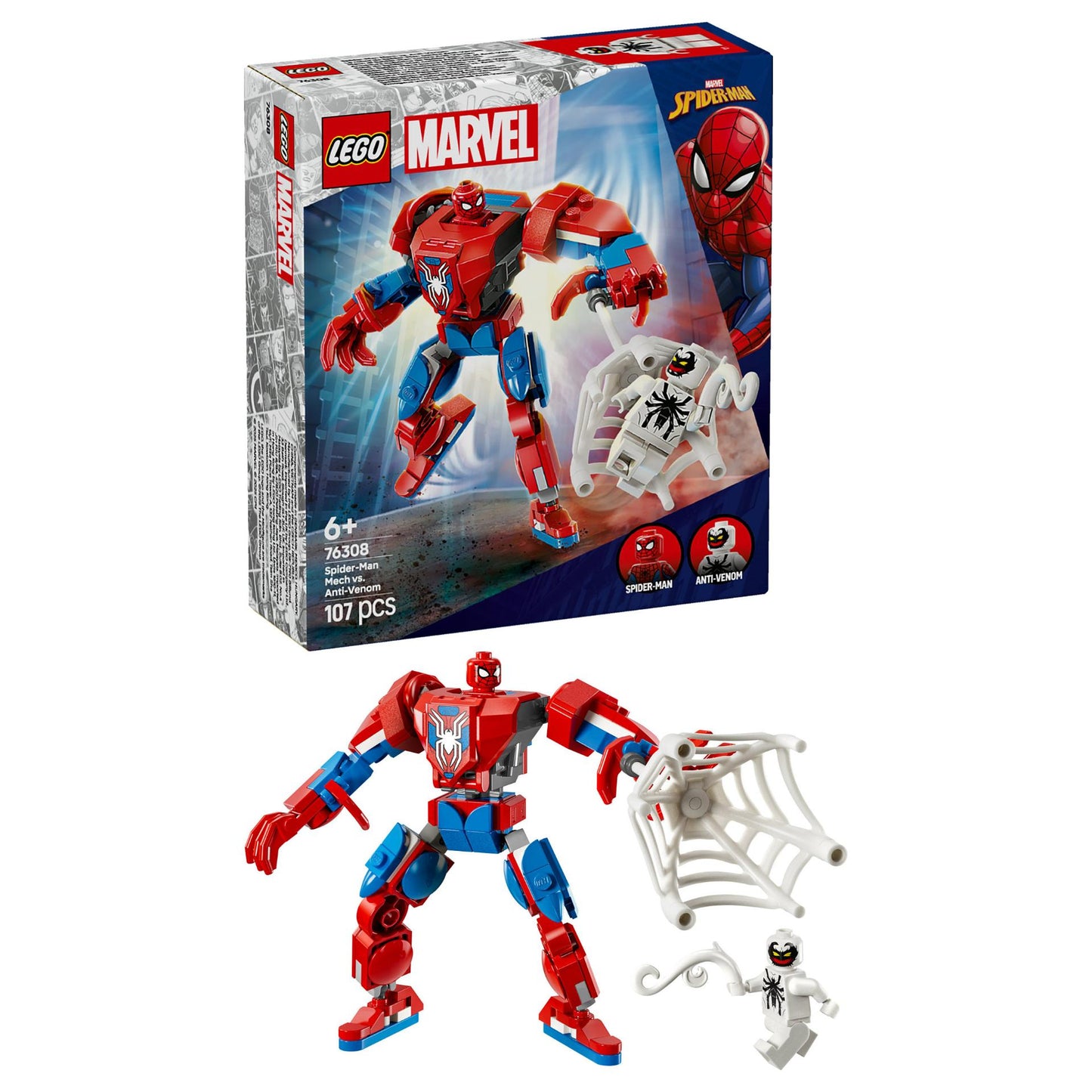 LEGO 76308 Marvel Super Heroes Spider-Man Mech vs. Anti-Venom