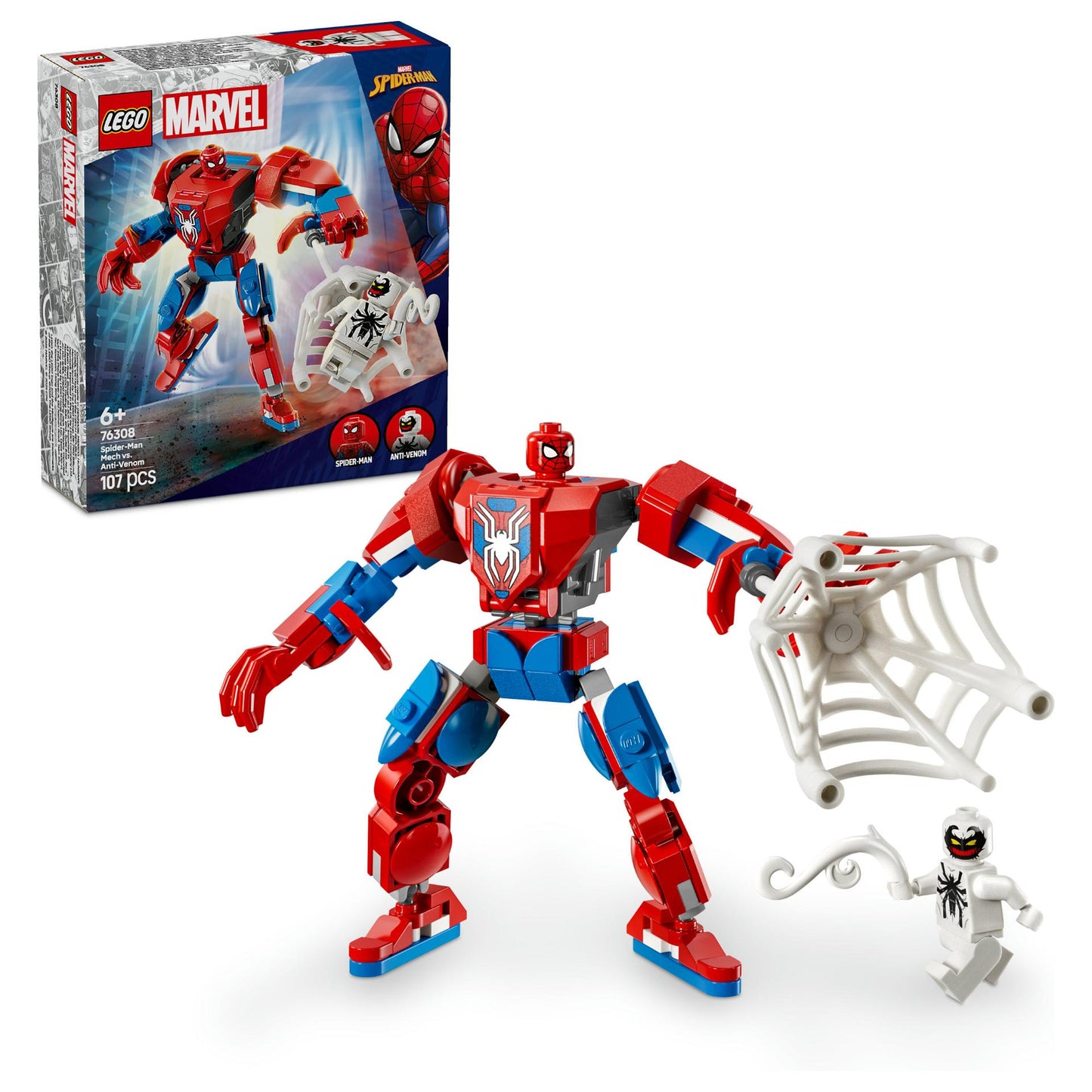 LEGO 76308 Marvel Super Heroes Spider-Man Mech vs. Anti-Venom