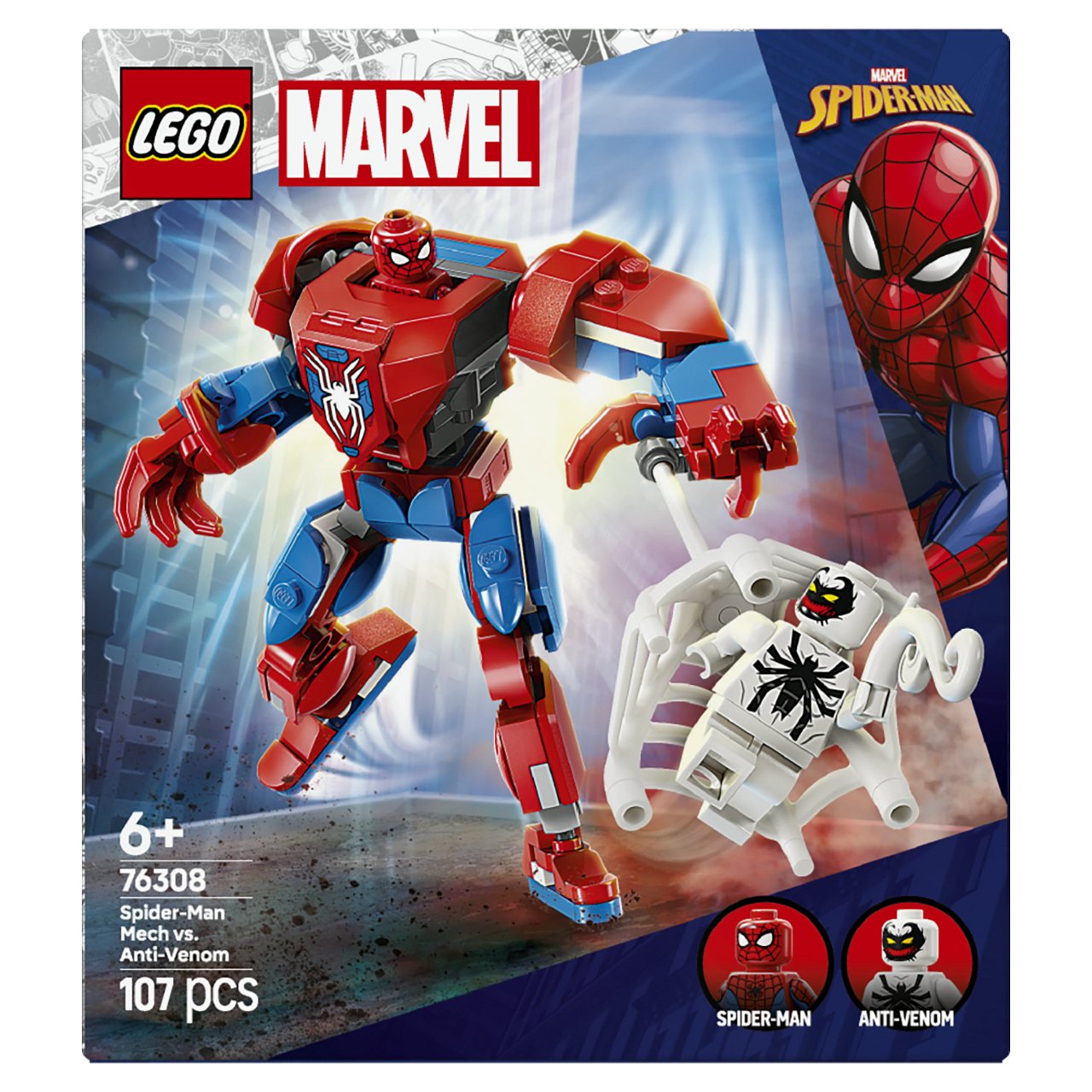 LEGO 76308 Marvel Super Heroes Spider-Man Mech vs. Anti-Venom