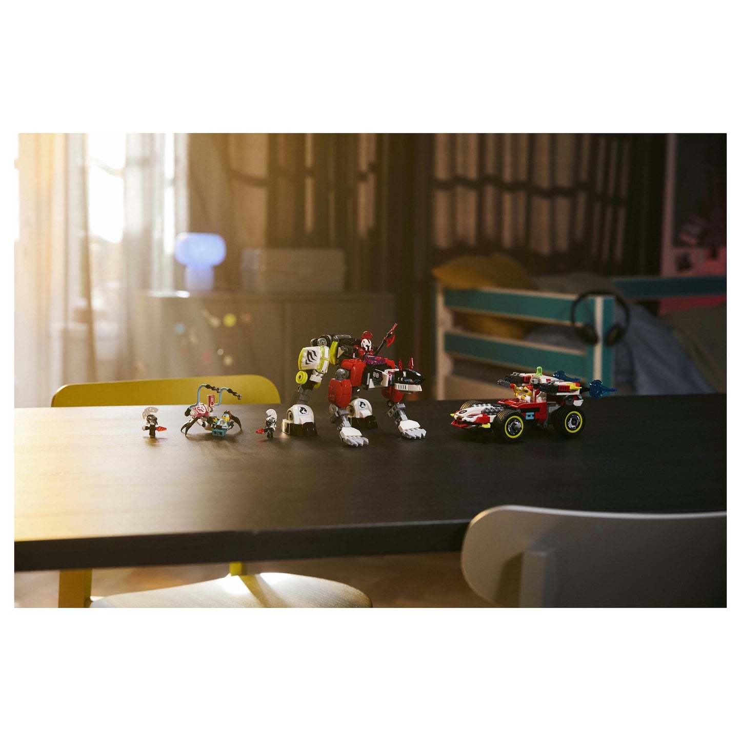 LEGO 71497 DREAMZzz Coopers Tiger-Mech und Zero's Hot Rod Auto
