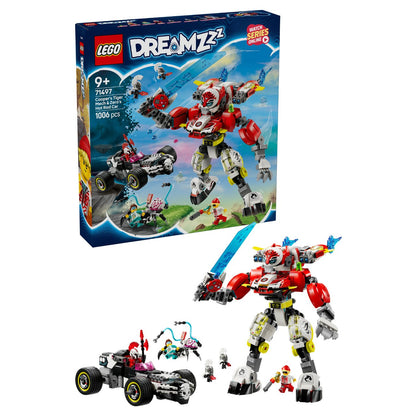 LEGO 71497 DREAMZzz Coopers Tiger-Mech und Zero's Hot Rod Auto