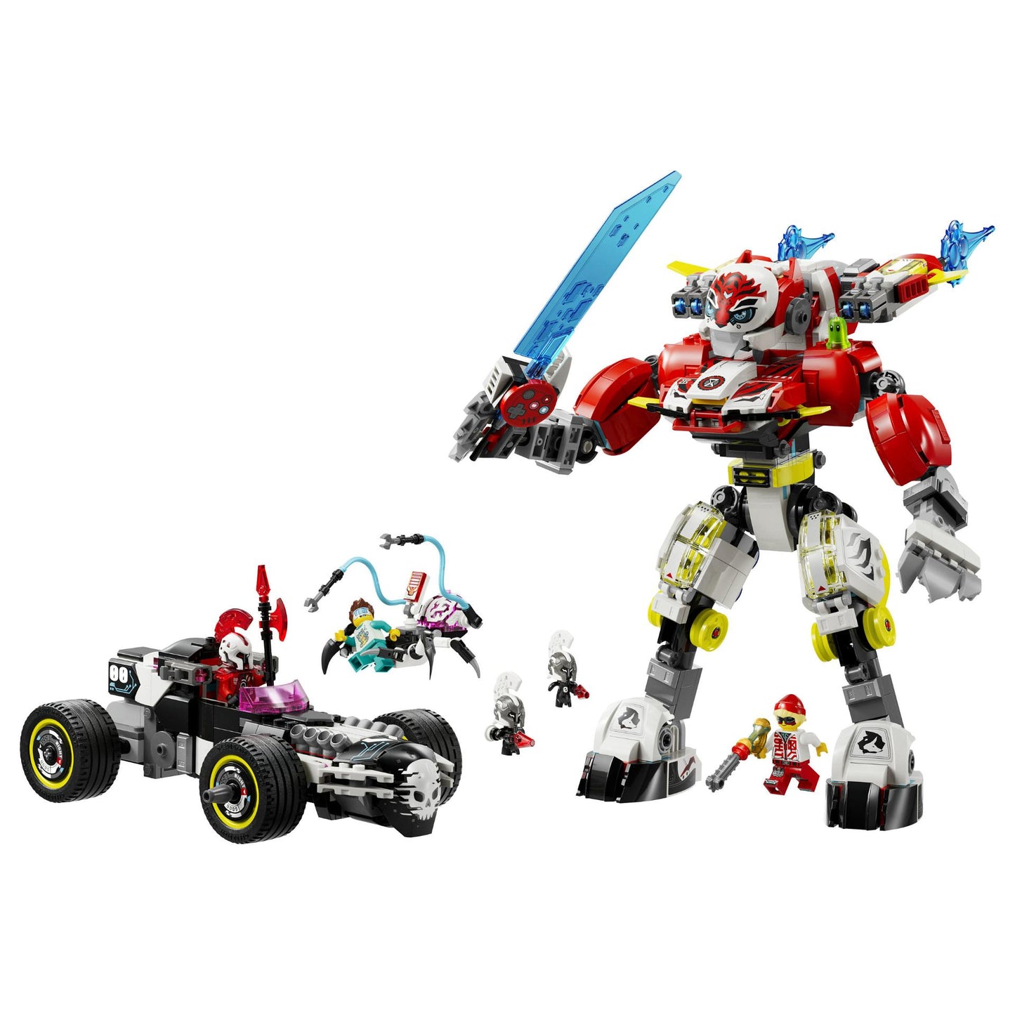 LEGO 71497 DREAMZzz Coopers Tiger-Mech und Zero's Hot Rod Auto