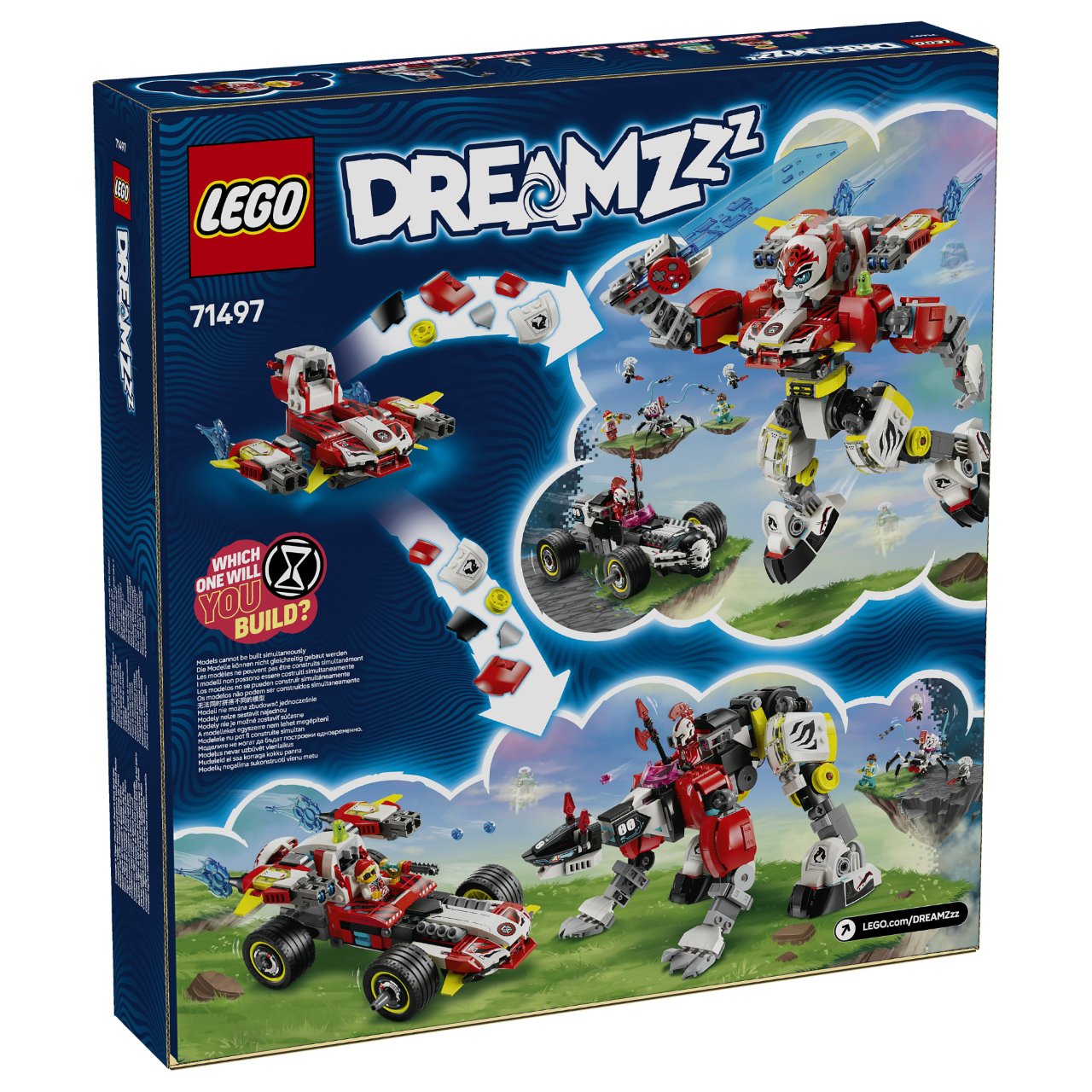 LEGO 71497 DREAMZzz Coopers Tiger-Mech und Zero's Hot Rod Auto