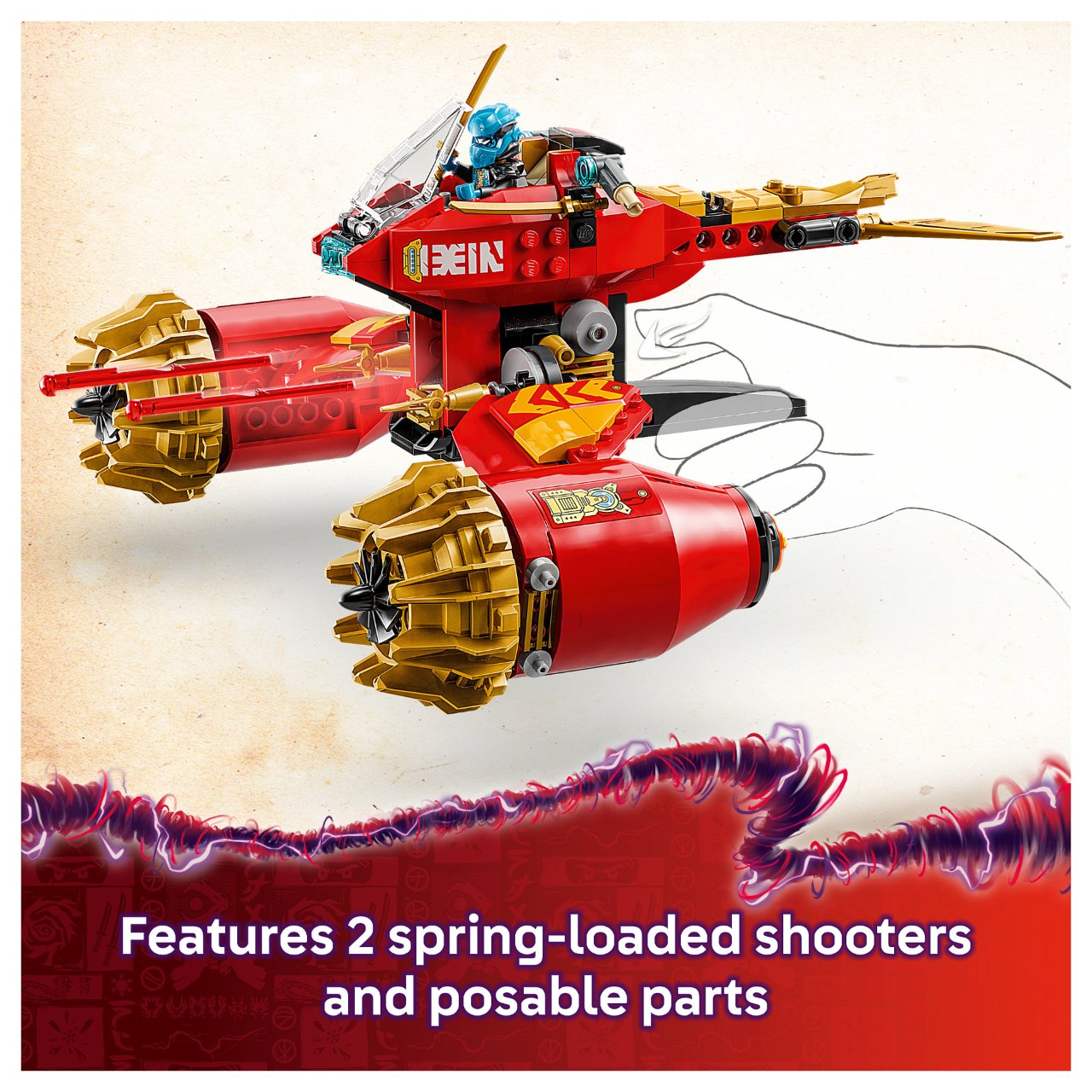 LEGO 71830 Ninjago Kais Sturmreiter-Mech