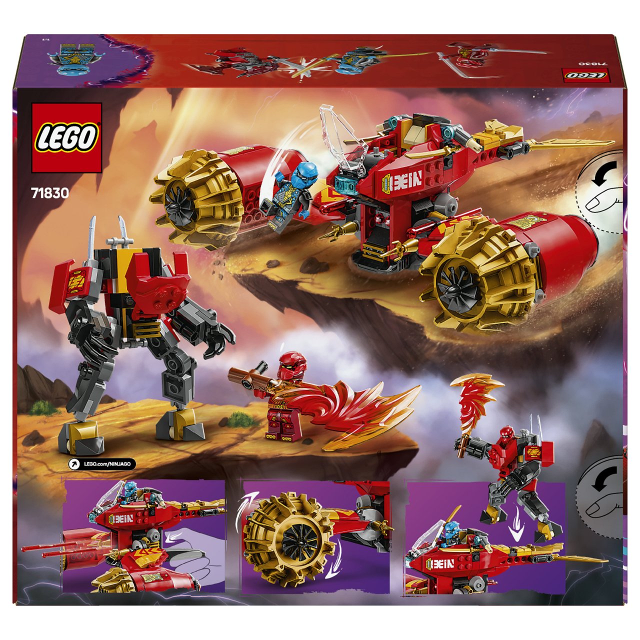 LEGO 71830 Ninjago Kais Sturmreiter-Mech