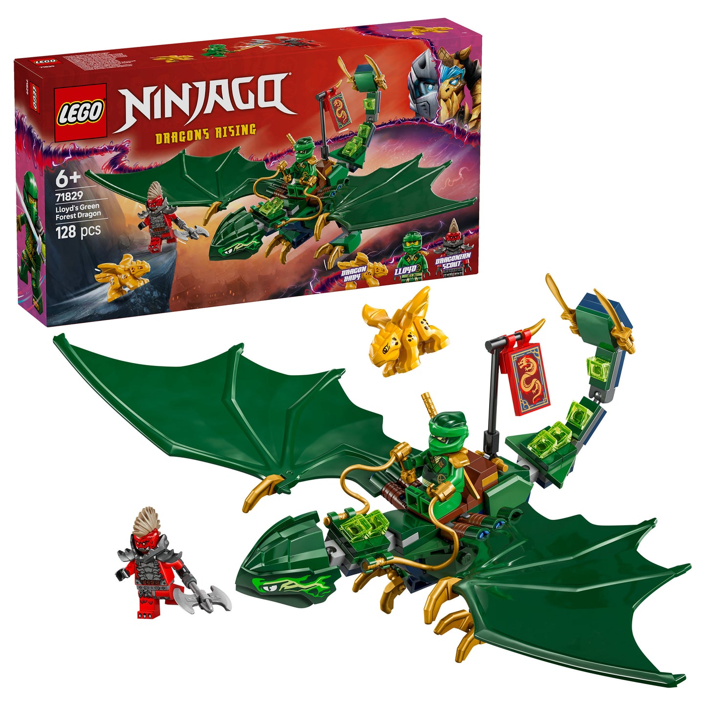 LEGO 71829 Ninjago Lloyds grner Walddrache