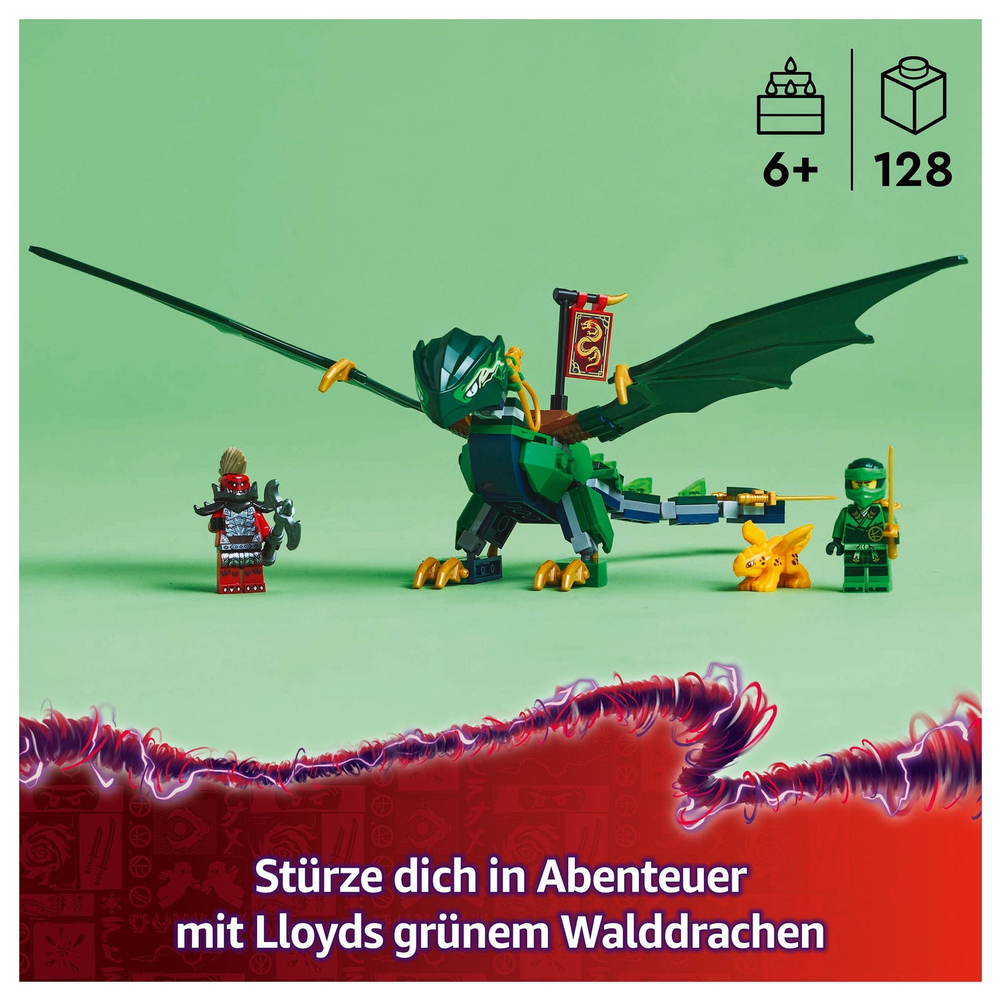 LEGO 71829 Ninjago Lloyds grner Walddrache