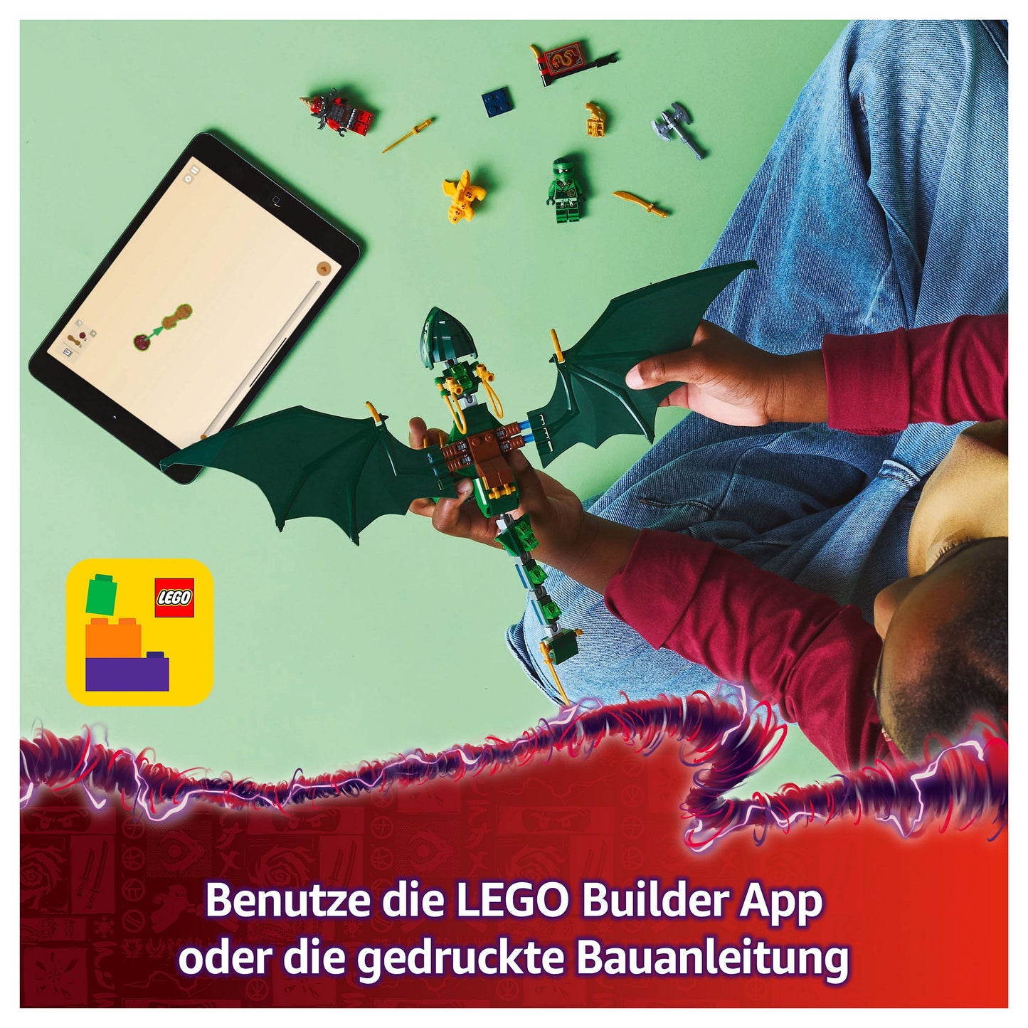 LEGO 71829 Ninjago Lloyds grner Walddrache