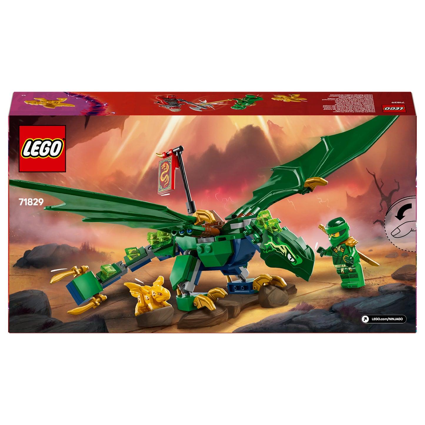 LEGO 71829 Ninjago Lloyds grner Walddrache