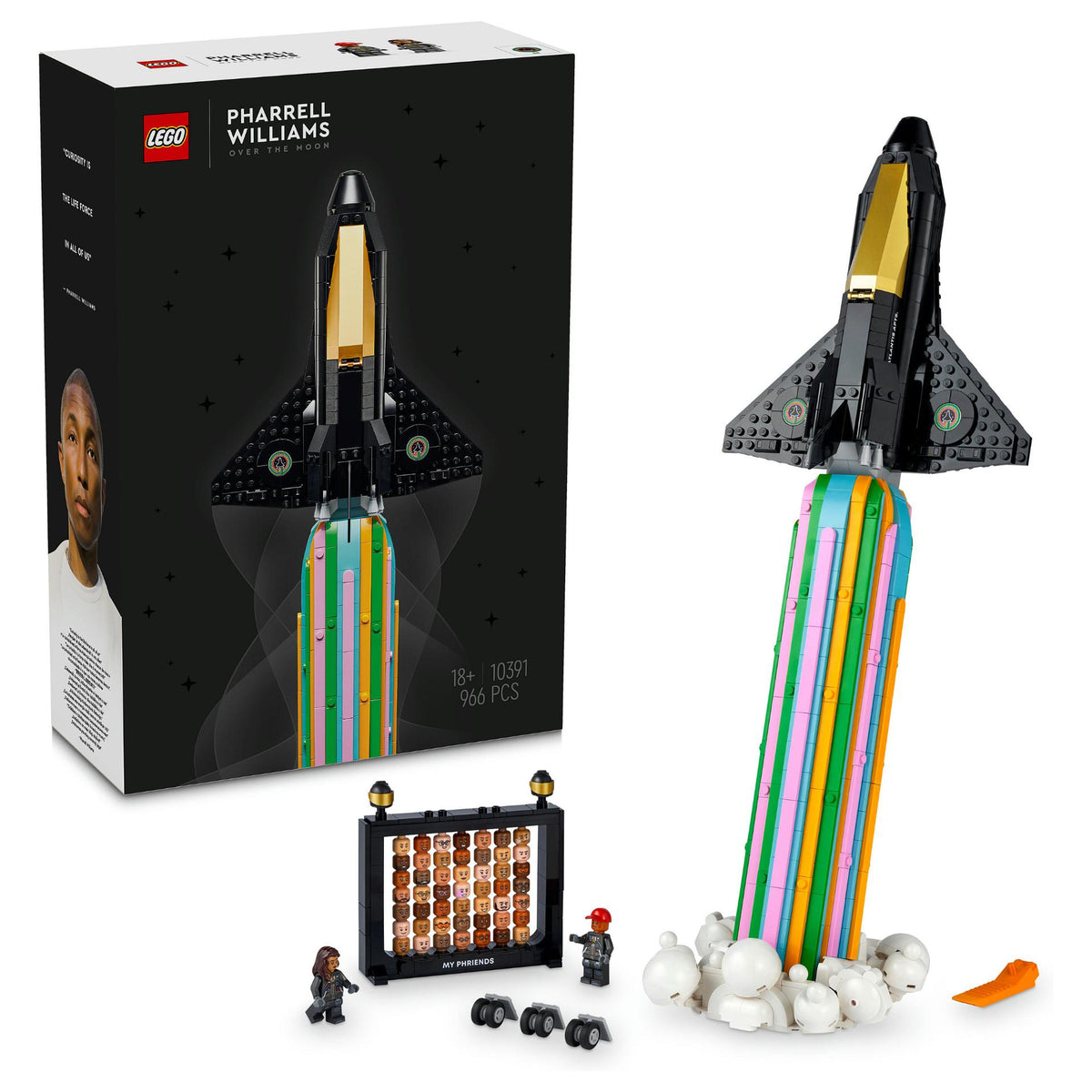 LEGO 10391 Icons ber dem Mond mit Pharrell Williams