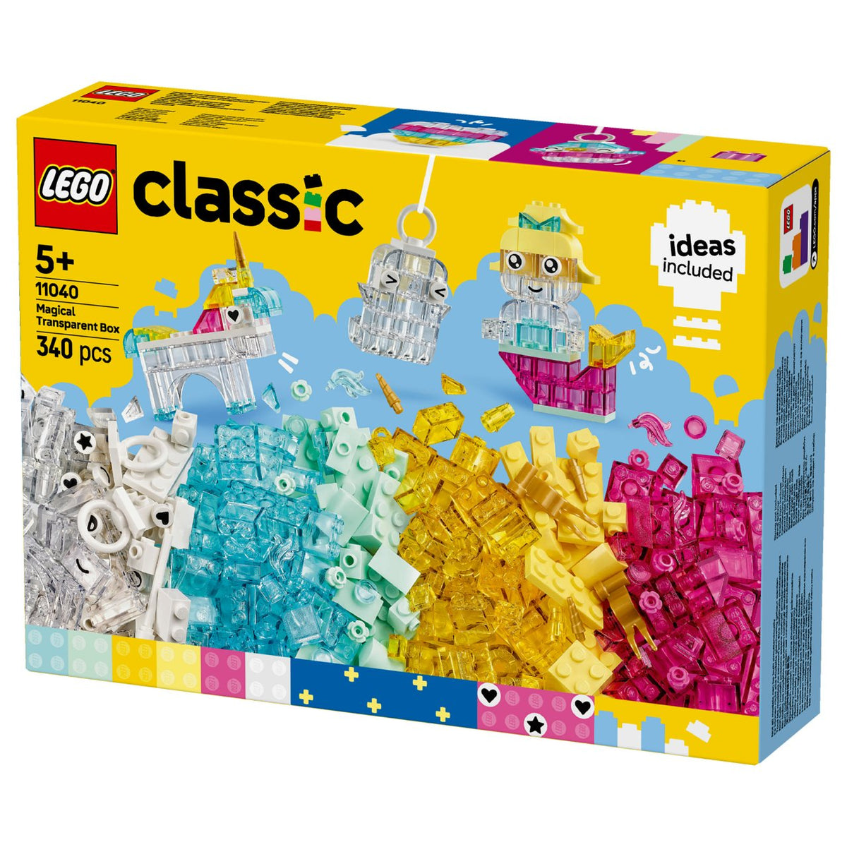 LEGO 11040 Classic Zauberbox mit durchsichtigen Steinen