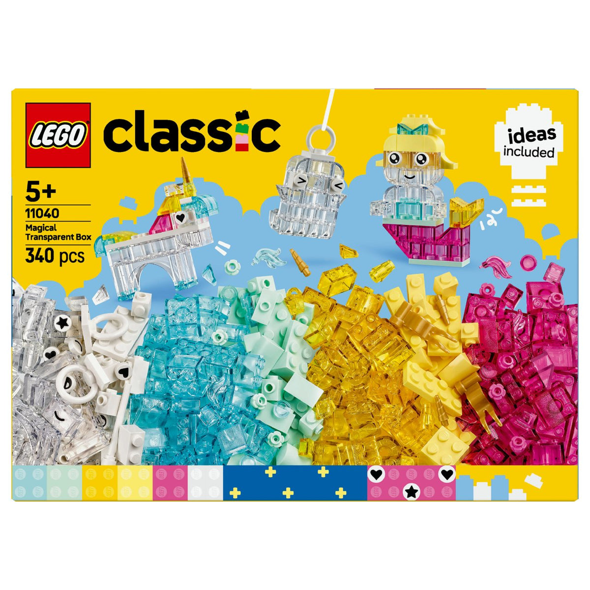 LEGO 11040 Classic Zauberbox mit durchsichtigen Steinen
