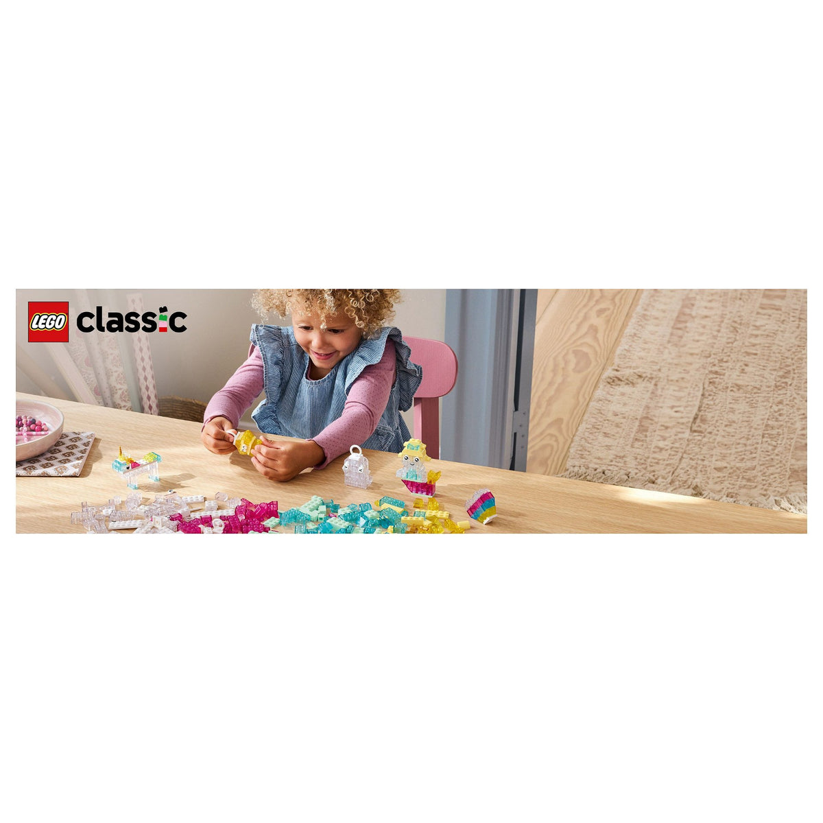 LEGO 11040 Classic Zauberbox mit durchsichtigen Steinen