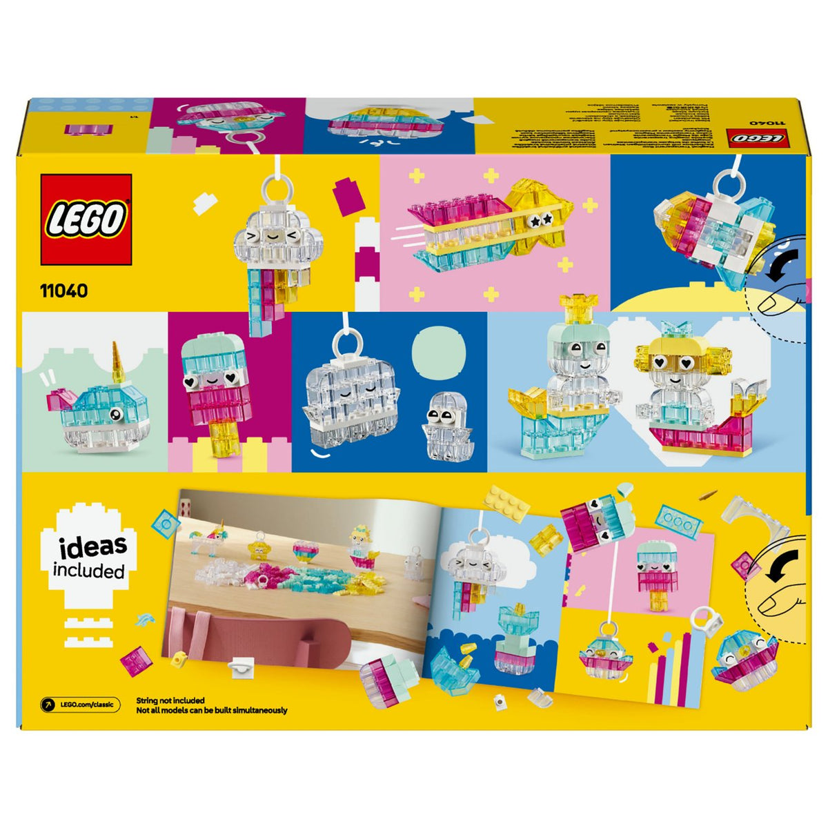 LEGO 11040 Classic Zauberbox mit durchsichtigen Steinen