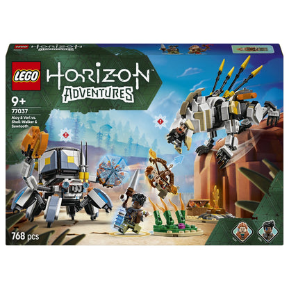 LEGO 77037 Horizon Adventures Aloy und Varl vs. Panzerwanderer und Sgezahn