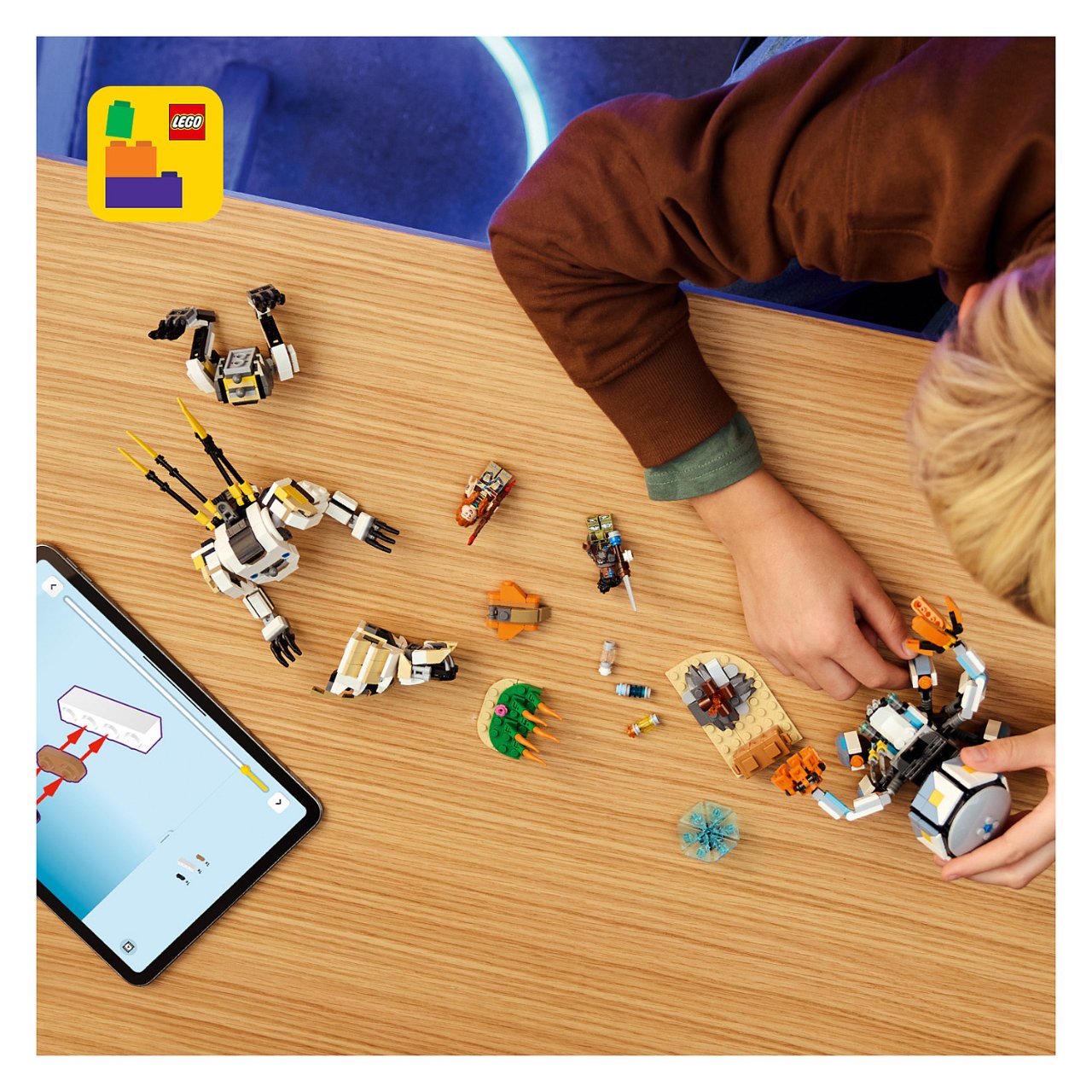 LEGO 77037 Horizon Adventures Aloy und Varl vs. Panzerwanderer und Sgezahn