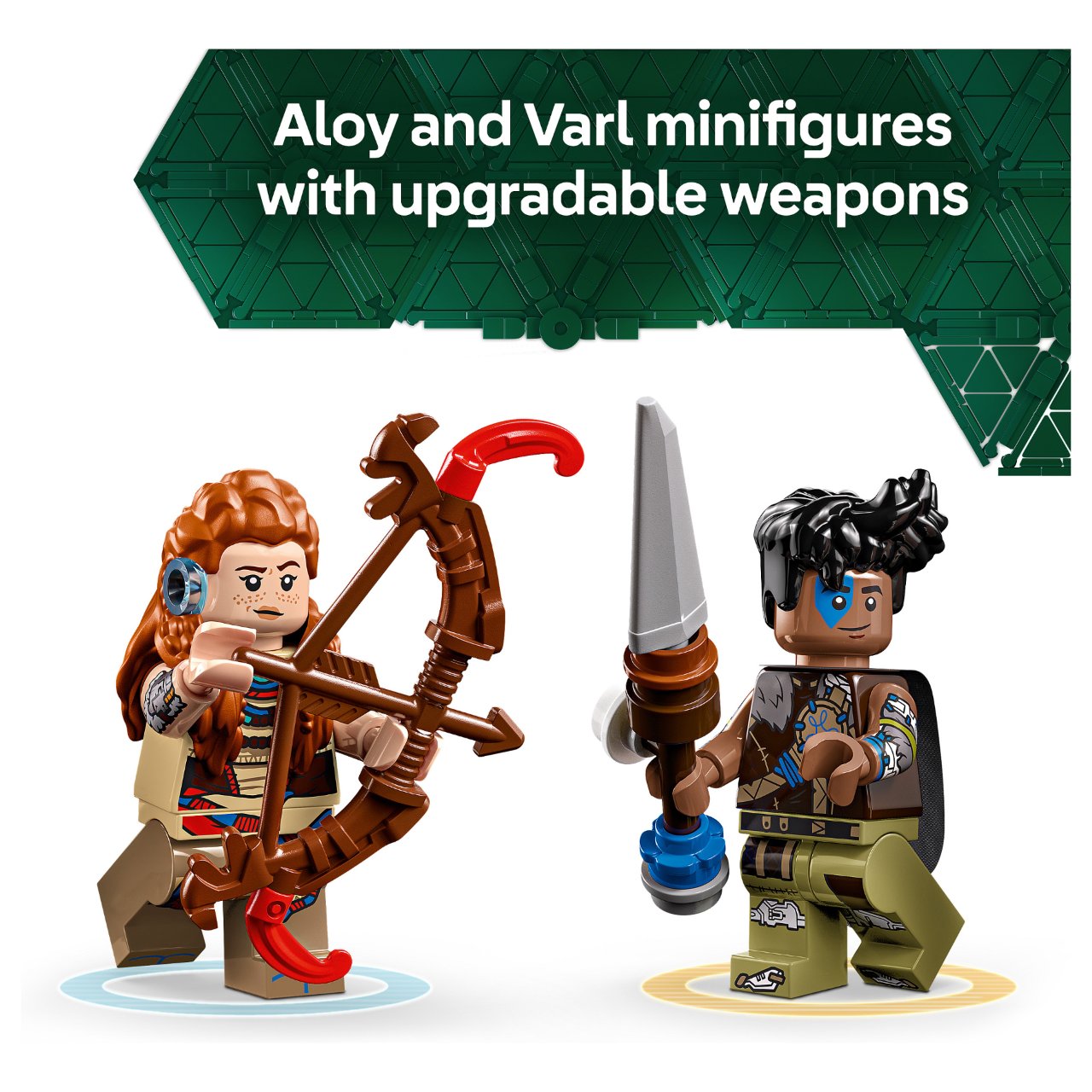 LEGO 77037 Horizon Adventures Aloy und Varl vs. Panzerwanderer und Sgezahn