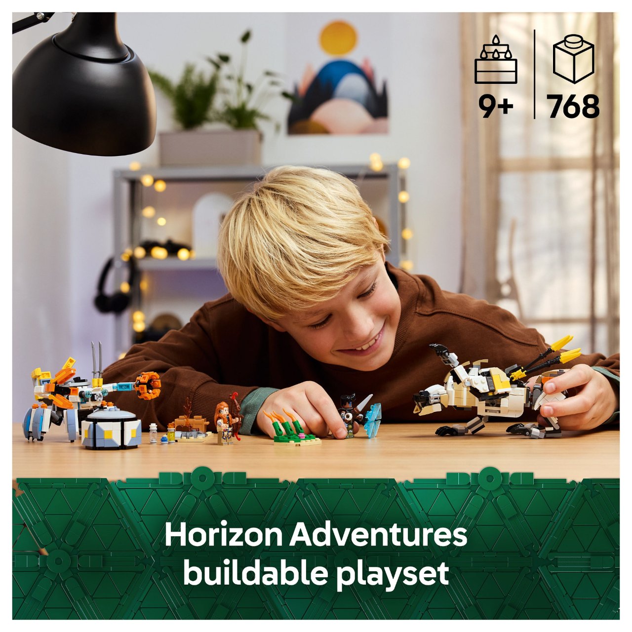 LEGO 77037 Horizon Adventures Aloy und Varl vs. Panzerwanderer und Sgezahn