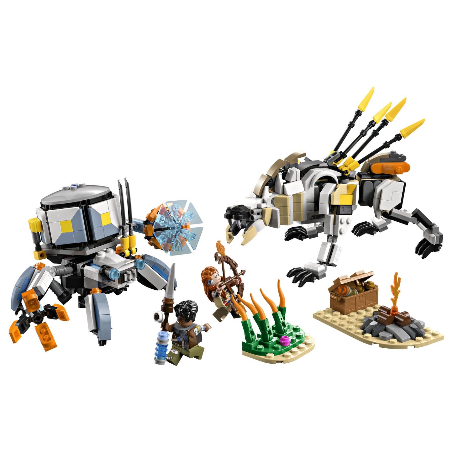 LEGO 77037 Horizon Adventures Aloy und Varl vs. Panzerwanderer und Sgezahn