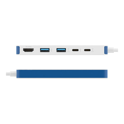 D TARGUS HyperDrive Flex 5 Port USB-C Hub Blue