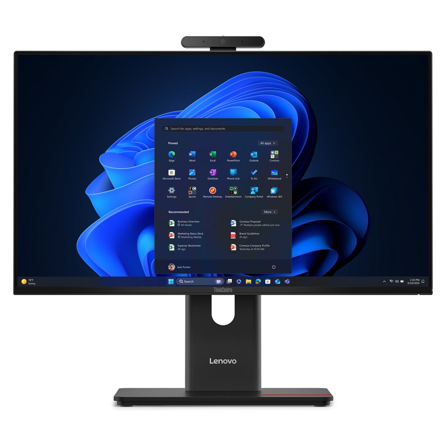 AIO Lenovo ThinkCentre M70a 24 G6 / u5 235 vPro ENT / 16GB / 512GB SSD / 23.8" / FHD / Win 11 Pro / 3YR Onsite
