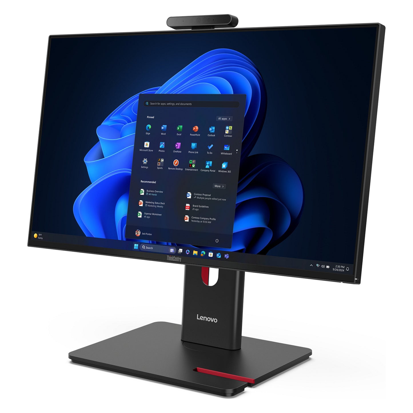 AIO Lenovo ThinkCentre M70a 24 G6 / u5 235 vPro ENT / 16GB / 512GB SSD / 23.8" / FHD / Win 11 Pro / 3YR Onsite