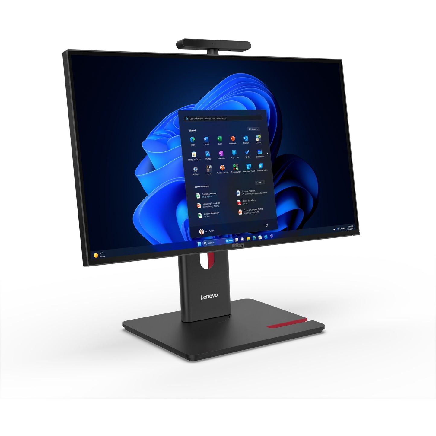 AIO Lenovo ThinkCentre u7 265 vPro ENT / 32GB / 512GB SSD / 23.8" / QHD / non-Touch / Win 11 Pro / 3YR Onsite