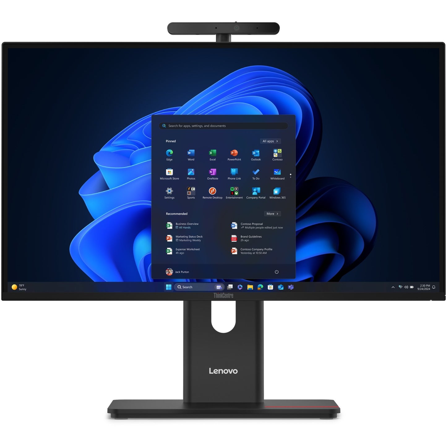 AIO Lenovo ThinkCentre u5 235 vPro ENT / 32GB / 512GB SSD / 23.8" / FHD / non-Touch / Win 11 Pro / 3YR Onsite
