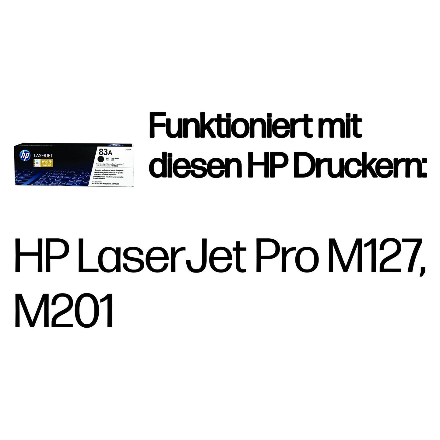 HP 83A original Toner cartridge CF283A black standard capacity 1.500 pages 1-pack