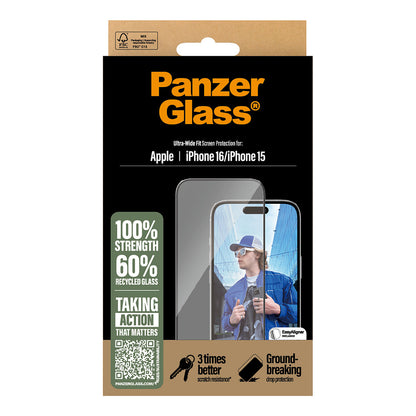 PanzerGlass iPhone 16/15 UWF