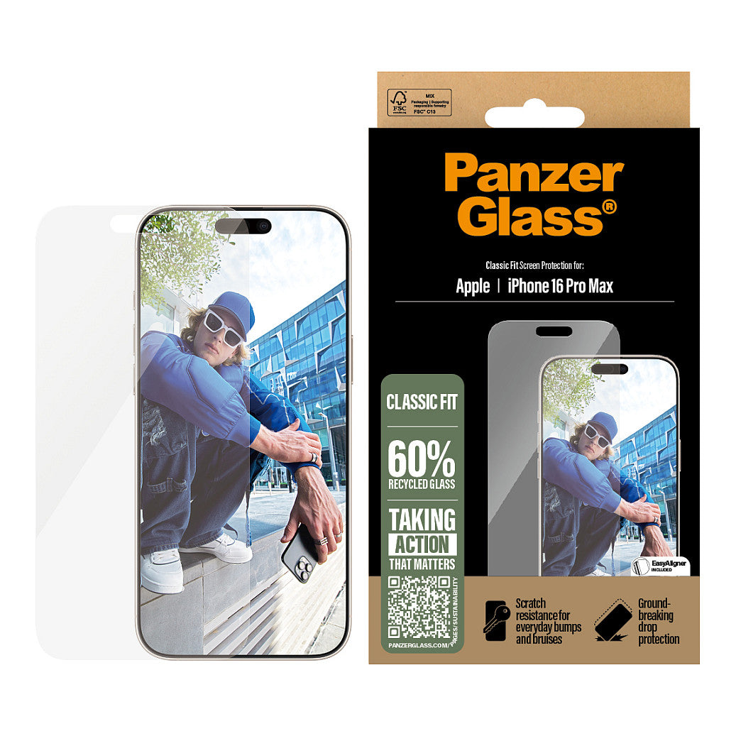 PanzerGlass iPhone 16 Pro Max Classic Fit